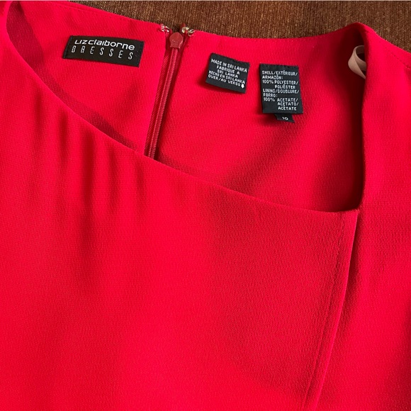 Vintage Liz Claiborne long sleeve sheath dress size 10. - Picture 3 of 8